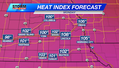 Hot streak into this new week, storms possible