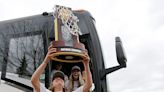 Ashland U basketball team brings National Championship trophy home amid cheering fans