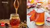 Healthy sugar alternatives: Maple syrup vs honey, which is healthier? | - Times of India