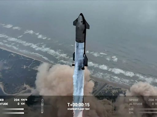 Megacohete de SpaceX realiza exitoso 4to vuelo de prueba desde Texas
