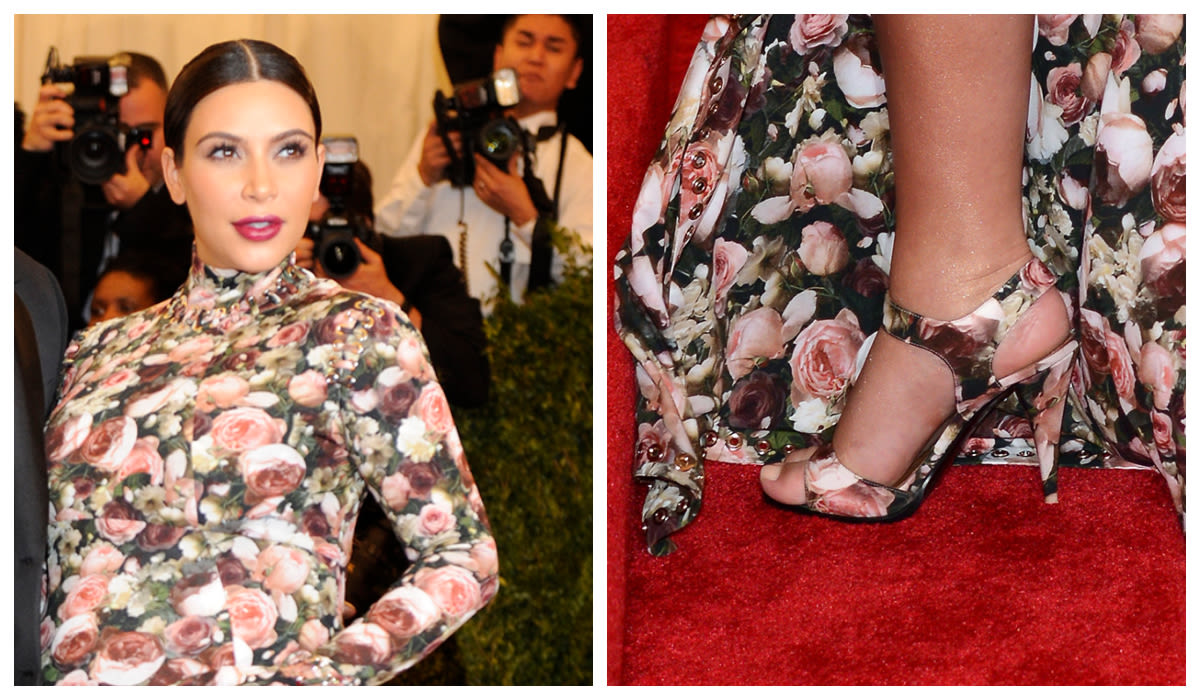 From Floral Heels to Pearl Sandals: A Look Back at Kim Kardashian’s Bold Met Gala Footwear Through the Years