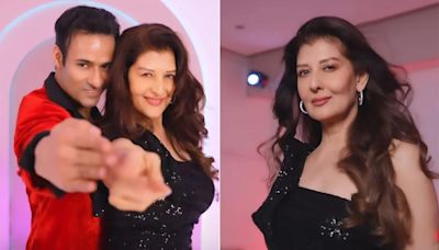 Sangeeta Bijlani Turned 64, Danced To Gali Gali Mei Phirta Hai And Slayed The Day In A Black Shimmer Gown