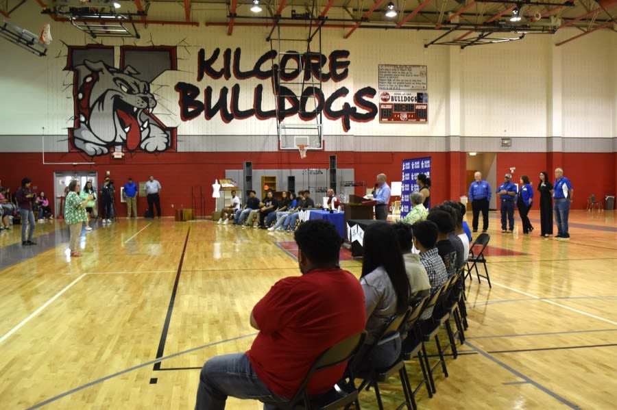 Kilgore High School hosts signing day for CTE students