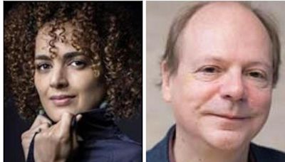 La Premio Goncourt Leila Slimani y el historiador Patrick Boucheron, autores del guion de la ceremonia de los Juegos Olímpicos de París