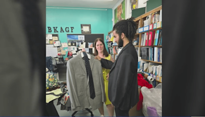 Brooklyn high school students receive donated suits for senior prom