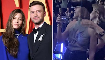 Jessica Biel Seen Dancing at Justin Timberlake's Madison Square Garden Show a Week After His DWI Arrest