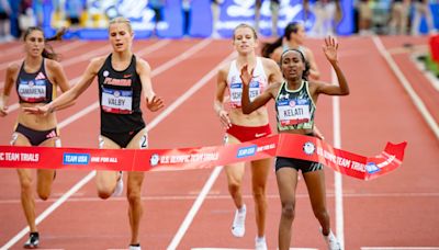 Kelati qualifies for Paris in 10,000 meters; Valby, Schweizer finish 2nd and 3rd