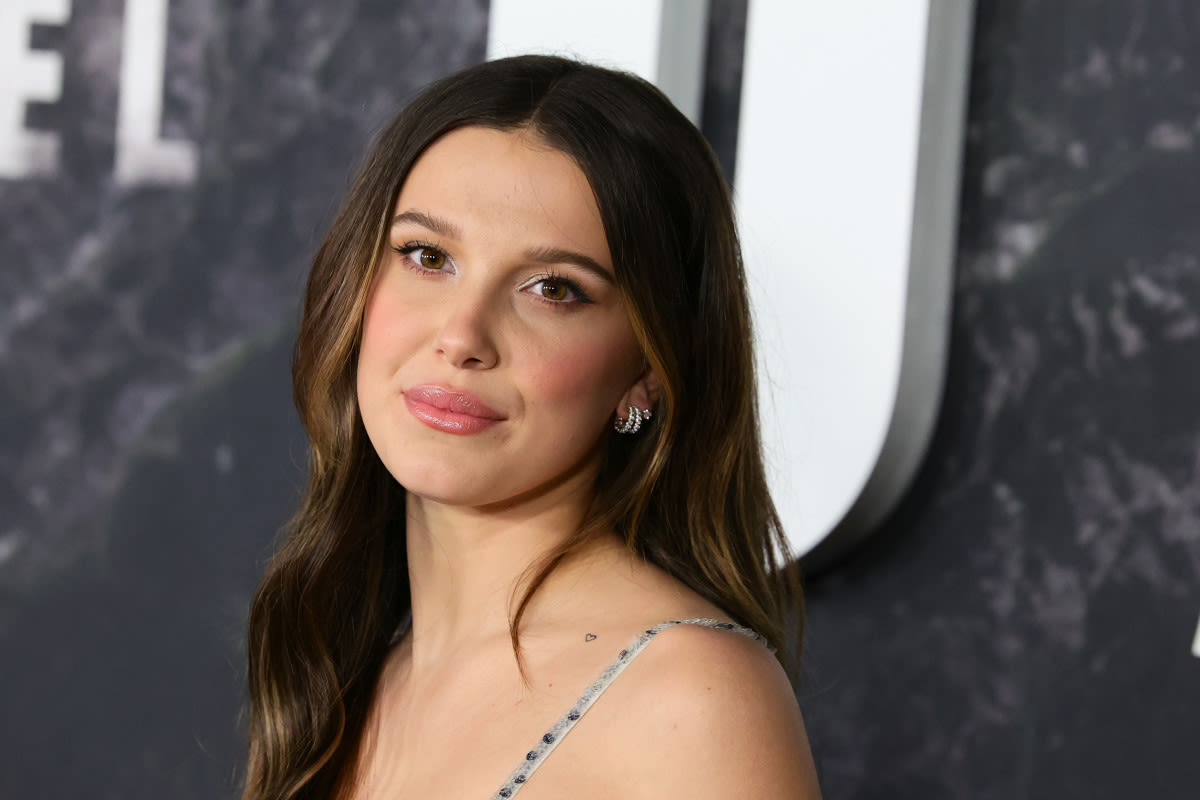 Fans Adore Millie Bobby Brown in Strapless Curve-Hugging Gown