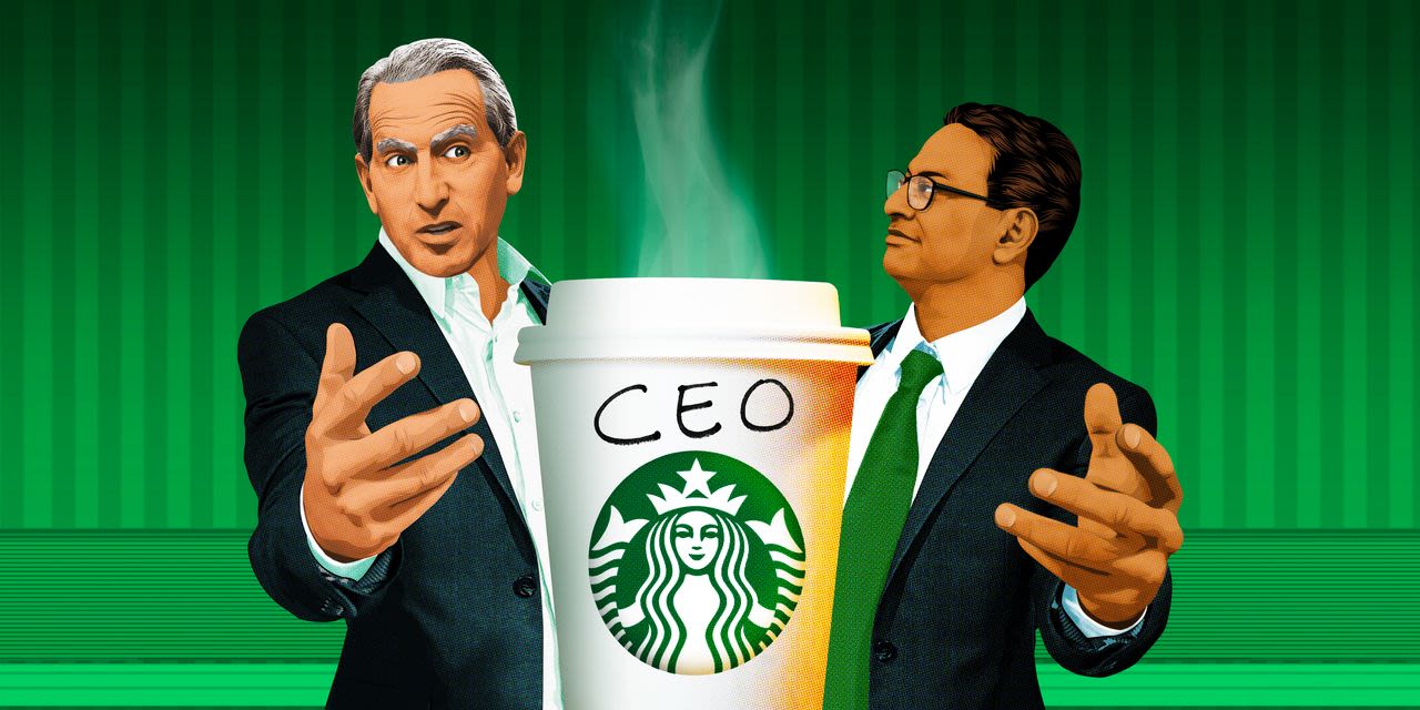 Howard Schultz Is Back-Seat Driving Starbucks. That’s a Problem for His Successor.