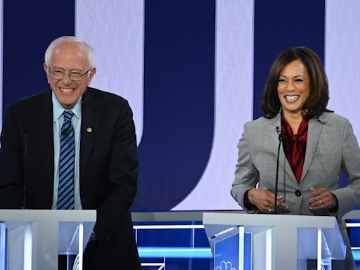 Bernie Sanders criticizes media for ousting Biden, won't endorse Harris yet
