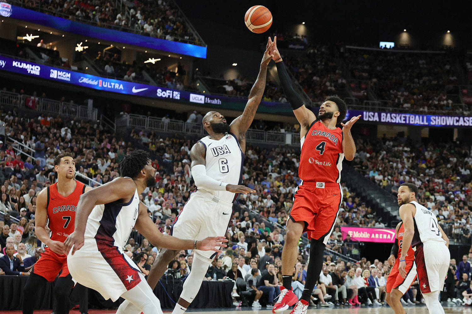 Team USA men's basketball cruises past Canada in first look before Paris Olympics