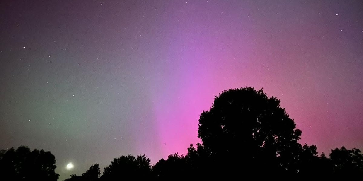 Aurora borealis seen by millions deep into the south