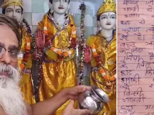 Nightmares, Son's Illness Prompt Thief to Return Radha-Krishna Idol to Prayagraj Temple With Apology Letter - News18