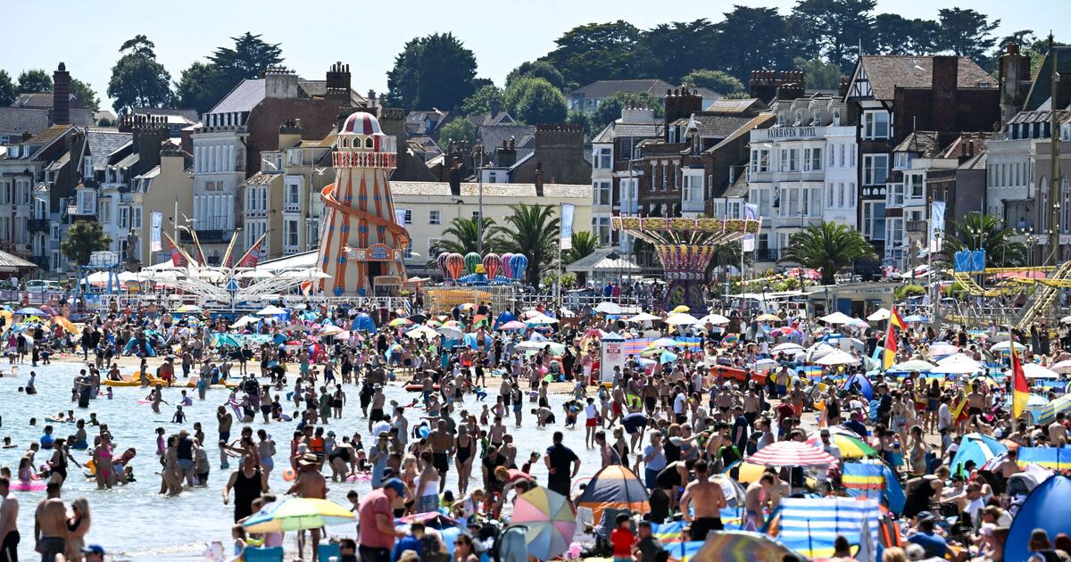 Exact date UK weather maps turn red as 33C August heatwave to blast Britain