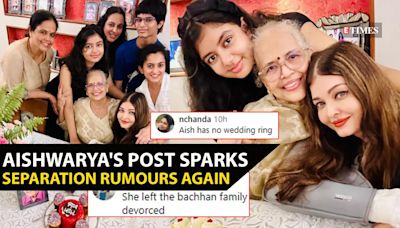 Aishwarya Rai Bachchan marks mother's birthday with Aaradhya, internet questions Abhishek Bachchan's absence | Etimes - Times of India Videos
