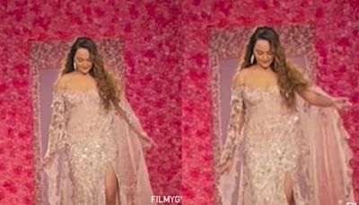 Sonakshi Sinha Almost Trips As She Walks The Ramp At India Couture Week 2024; Watch Viral Video - News18