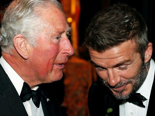 David Beckham exchanges beekeeping tips with The King