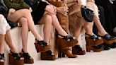 Chunky Wedges and Clogs Galore on Chloé Fall 2024 RTW Front Row at Paris Fashion Week