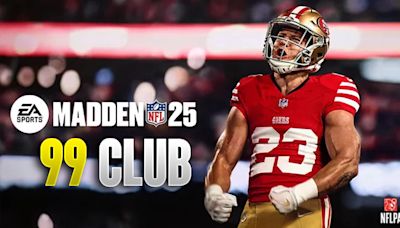 49ers' Christian McCaffrey Receives 99 OVR Rating in Madden 25