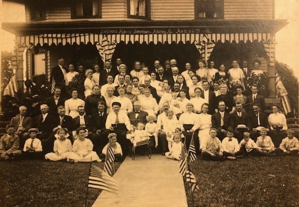 Local history: Akron photo found among Rudgers family reunion pictures from early 1900s