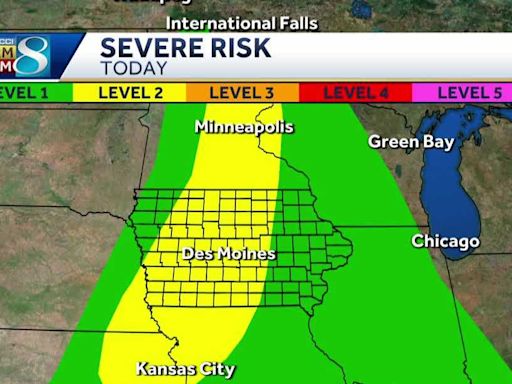 Iowa weather: Storm chances return to Des Moines Tuesday night