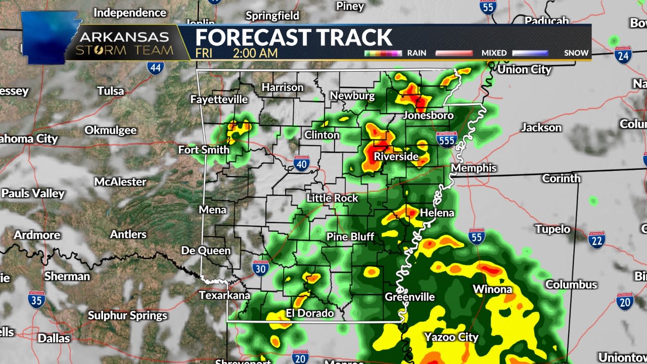 Arkansas Storm Team Blog: Next weather maker- storms to end the work week