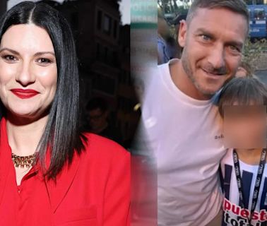 Sobrino de Laura Pausini luce camiseta de Alianza Lima firmada por Francesco Totti: “Hermosa la blanquiazul”