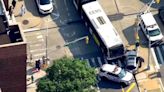 SUV crashes into MTA bus after attempting to flee traffic stop in the Bronx