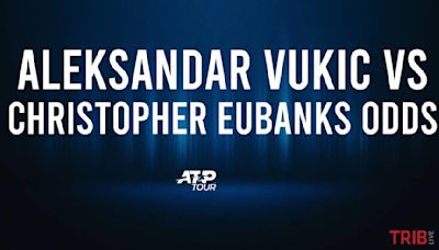 Aleksandar Vukic vs. Christopher Eubanks Hall of Fame Open Odds and H2H Stats – July 19