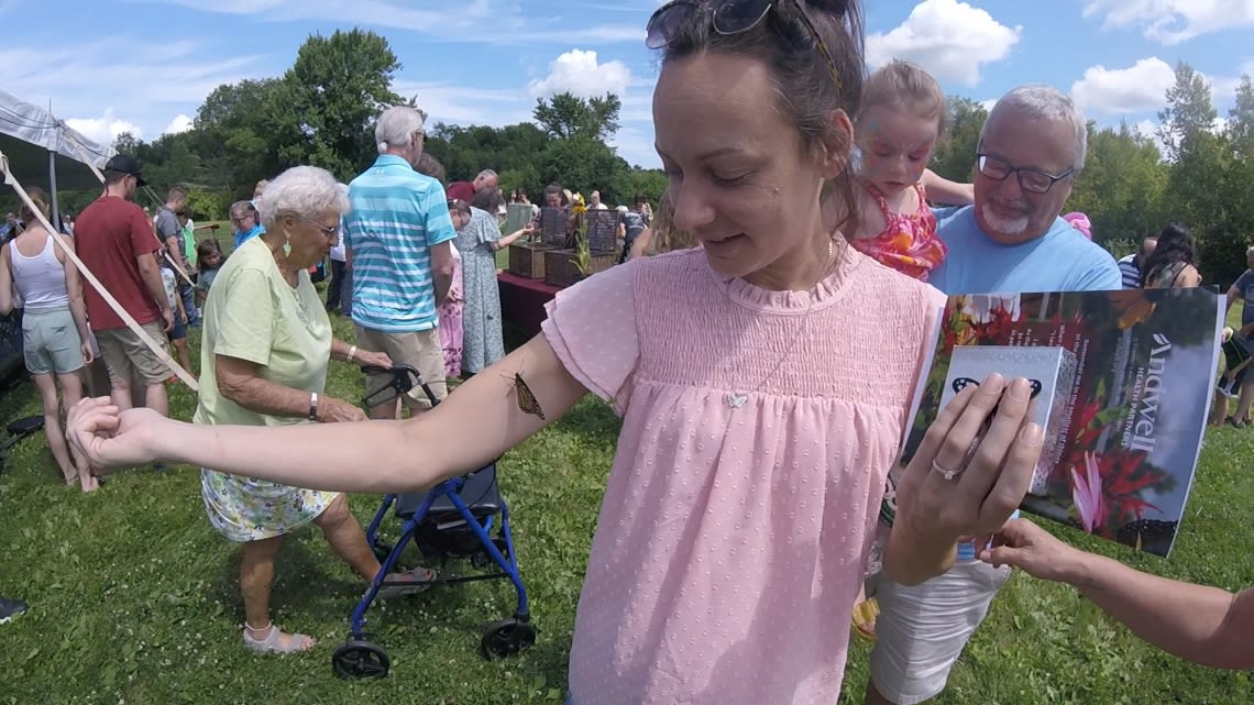 Lewiston mass shooting victims honored at annual butterfly release