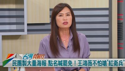 罷免藍委聲浪高！王鴻薇沒在怕？ 張嘉玲：國民黨自私！