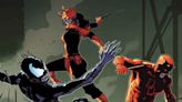 An army of zombie symbiotes are invading Manhattan and it's up to Daredevil plus Daredevil to stop them in Marvel's new Venom War spin-off