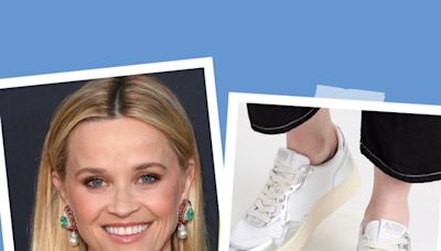 Reese Witherspoon Put a Sporty Twist on This Summer's Metallic Shoe Trend—Here's How to Get the Look