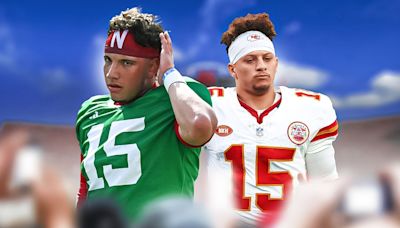 Nebraska Football QB Dylan Raiola Draws Attention With Patrick Mahomes Look-A-Alike