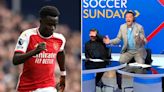 Watch Jay Bothroyd and Jamie O’Hara’s live reaction to Bukayo Saka’s goal that gave Arsenal a two-point lead