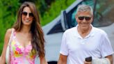 George and Amal Clooney enjoy romantic dinner in St Tropez – after he is dragged into nepo-baby debate