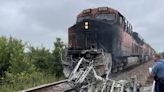 BNSF train hits ATV in fiery crash near Mendon, Missouri