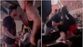 Video: UFC 302 crowd brawl sends fan somersaulting down section after punch to face