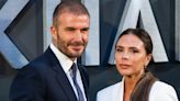 David and Victoria Beckham recreate purple wedding look