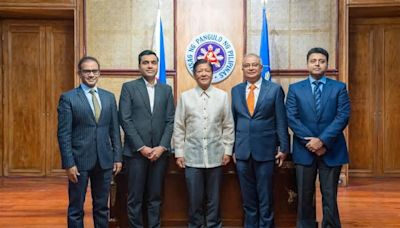 Marcos vows modern shipping hubs, meets India’s largest port operator