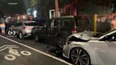 Driver of Lamborghini ditches car after striking 9 parked vehicles in Brooklyn