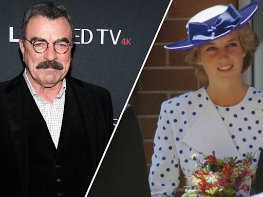 Tom Selleck danced with Princess Diana to avoid 'rumors' starting about her and John Travolta