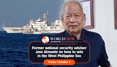 World View: Ex-national security adviser Jose Almonte on how to win in West PH Sea