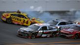 Tyler Reddick steals win at Talladega as Michael McDowell crashes at line