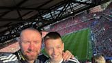 Father and son watching Scotland match in Germany ‘confident’ team will win