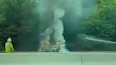 M4 inferno video shows extent of fire that caused huge tailbacks