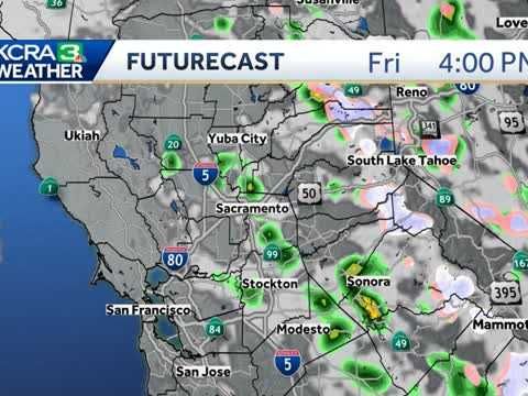 Track Doppler radar and traffic maps for California rain and snow