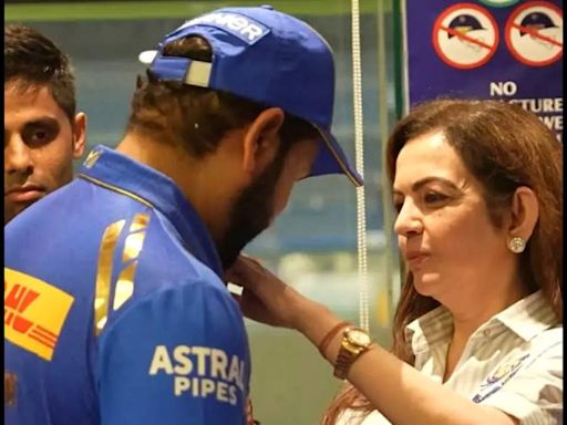 Watch: Rohit Sharma awarded with special medal after Mumbai Indians' final IPL 2024 fixture against Lucknow Super Giants | Cricket News - Times of India