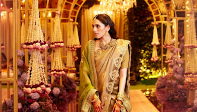 Shloka Mehta Amps Up Rs 60,000 Tissue Saree With Vintage Jewellery From Her Nani's Collection