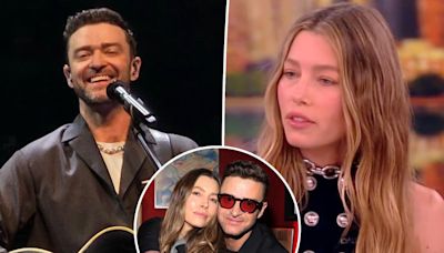 Jessica Biel admits Justin Timberlake marriage is a ‘work in progress’ after he kicks off tour